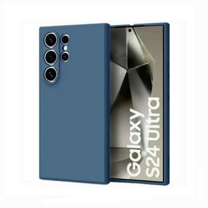 🆕Galaxy S24 Ultra - Blue Silicone Phone Case - Brand  New